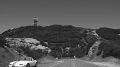 Black and white roadster roads Towers mx5 mx-5 Turbocharged 
