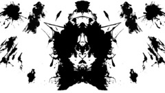 Black and white Rorschach