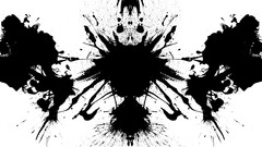 Black and white Rorschach