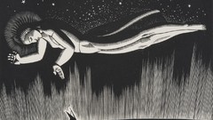 Black and white surreal art Rockwell Kent