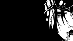 Black and white tank