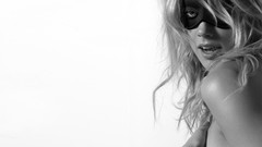 Black and white woman Actress blondes masks amber heard domino 