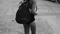 Black and white woman Bambi Celebrity models photo shoot 