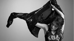 Black and white woman Celebrity Hilary Duff Actress jackets 