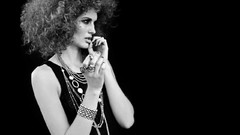 Black and white woman curling