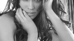 Black and white woman dress brunettes models paula patton