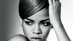 Black and white woman rihanna pop stars