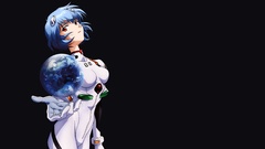 Black ayanami rei neon