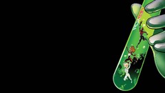 Black background comics test tubes Ultimate Spider-Man