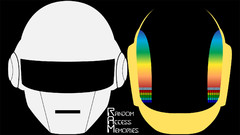 Black background daft punk Simple Background Random Access 