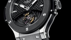 Black background dial watches bang wristwatch platinum 