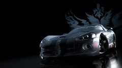 Black background dodge viper video games Race Driver GRID