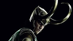 Black background horns helmets fan art tom hiddleston loki Thor 