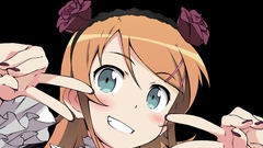 Black background kousaka kirino