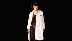 Black background Pauley Perrette Abby Sciuto NCIS