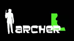 Black background silhouettes Archer (TV)