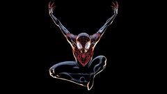 Black background Spider-Man marvel comics superheroes marvel 