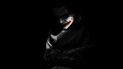 Black background The Dark Knight the joker Jocker
