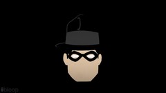 Black background The Spirit superheroes blo0p domino mask