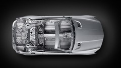 Black background top view Mercedes-Benz vehicles Mercedes-Benz 