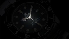 Black background watches clocks rolex