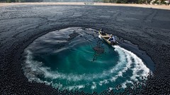 Black balls lakes Ivanhoe Reservoir
