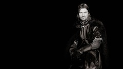 Black black and white Actors Sean Bean the lord of the rings 