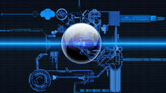 Black blue cones rods blueand