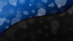 Black blue lights abstract lines circles bokeh minimalistic 