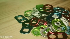 Black blue red Green silver colors Wood Red Bull bottle caps 