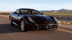 Black cars 2006 Ferrari 599 Ferrari 599 GTB Fiorano