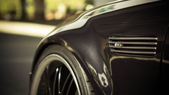 Black cars close-up tires Bmw m3 e46