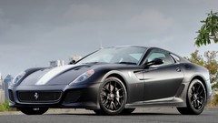 Black cars Ferrari 599 Ferrari 599 GTO