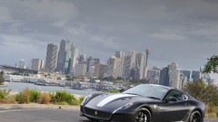 Black cars Ferrari 599 Ferrari 599 GTO