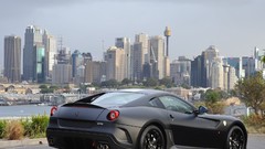 Black cars Ferrari 599 Ferrari 599 GTO