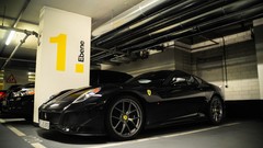 Black cars Ferrari 599 GTO