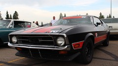 Black cars Ford mustang satin