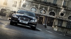Black cars Jaguar XF