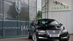 Black cars Jaguar XF