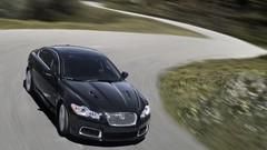 Black cars Jaguar XFR