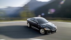 Black cars Jaguar XFR