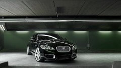 Black cars Jaguar XFR