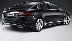 Black cars Jaguar XFR