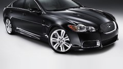 Black cars Jaguar XFR