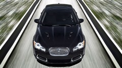 Black cars Jaguar XFR