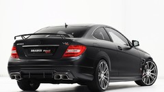 Black cars Mercedes-Benz Coupé Brabus Bullit