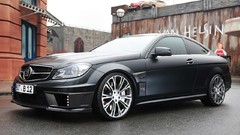 Black cars Mercedes-Benz Coupé Brabus Bullit