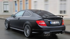 Black cars Mercedes-Benz Coupé Brabus Bullit