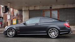 Black cars Mercedes-Benz Coupé Brabus Bullit