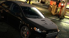 Black cars Mitsubishi vehicles